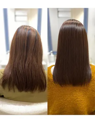 セミロング カラー ✨髪質改善が大好評✨ 美容室lic近藤✨のヘアスタイル