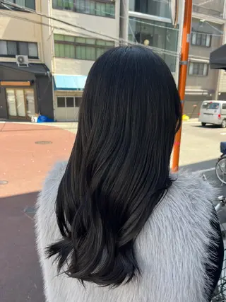 ロング カラー 天王寺美容室/カット モデル募集/miiaのヘアスタイル