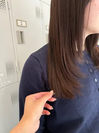 セミロング カラー Misaki/坂戸/ 艶カラーのヘアスタイル