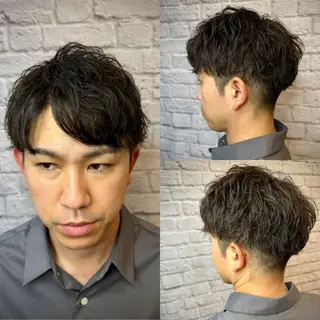 ショート 💈メンズパーマ 💈/小野田悠希のヘアスタイル