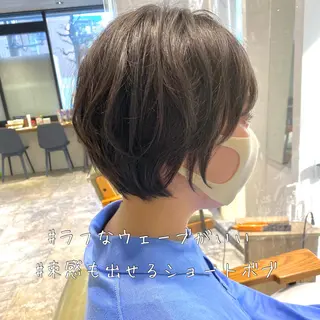 ショート ✨圧倒的満足度◎ 小顔美人ショート✨佃のヘアスタイル