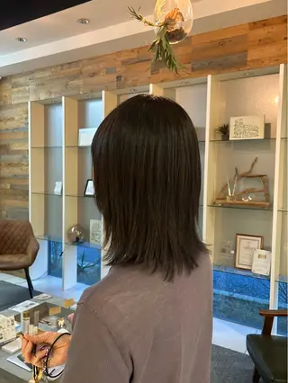 ミディアム 髪質改善/ストレート パーマ長久手/ひかるのヘアスタイル