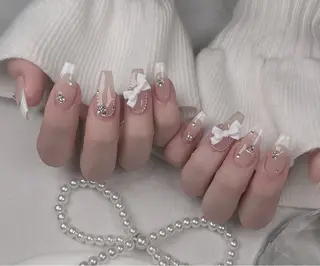 ネイル 🎀PG🩵 ネイルサロンのネイルデザイン