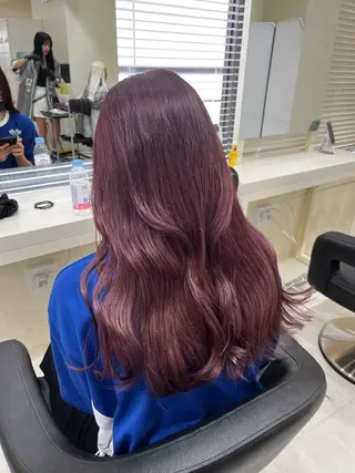 セミロング カラー 💟RINNA 艶カラー💟のヘアスタイル