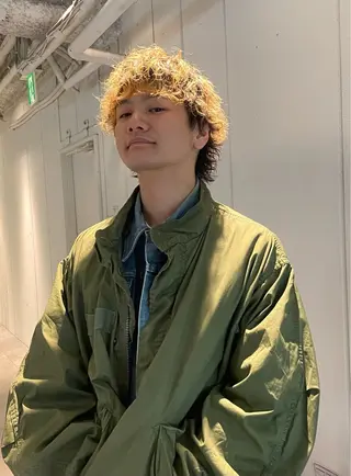 ミディアム パーマ メンズ 🔱メンズパーマ特化 🔱山下和輝のヘアスタイル