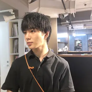 ヘアアレンジ メンズ ainico+所属・メンズ特化✂️栗原 侑也のヘアスタイル
