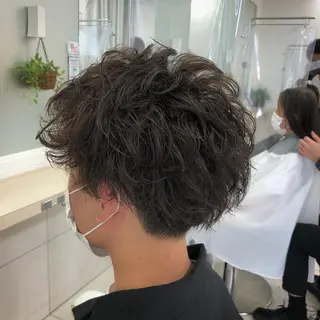 パーマ メンズ メンズパーマ特化 👑店長👑間宮👑のヘアスタイル