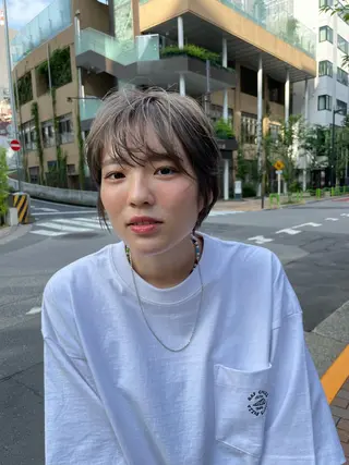 ショート カラー sand  S Ginza所属・🌟sand🌟 丸山悠斗のヘアスタイル