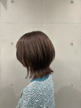 ミディアム カット/暖色カラー/ rikako🌻のヘアスタイル