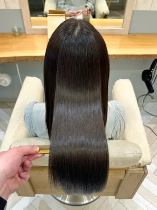 セミロング 新宿/髪質改善/ボブ 韓国レイヤー大重聖斗のヘアスタイル