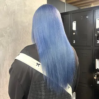 ロング カラー ✨うる艶/ブリーチ✨ 𝓡𝒖𝓷𝐚💋のヘアスタイル