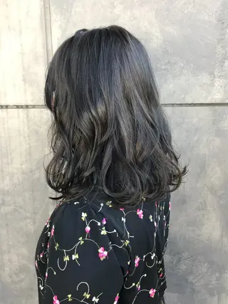 ミディアム No1韓国風レイヤー &カチモリ✨ /サキのヘアスタイル