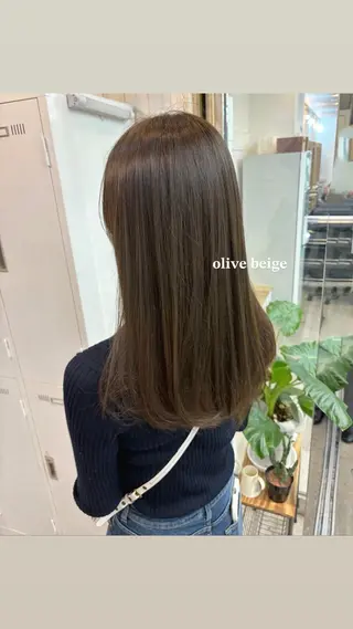 ロング カラー 広島/ヘアセット /ベージュ/わかなのヘアスタイル