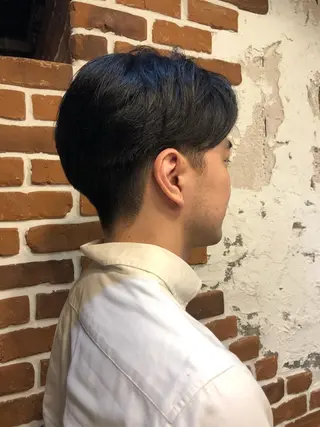 メンズ ✨色持ちの良い艶 カラー✨蟹江真世のヘアスタイル