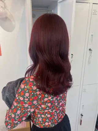 カラー 淺井 捺央のヘアスタイル