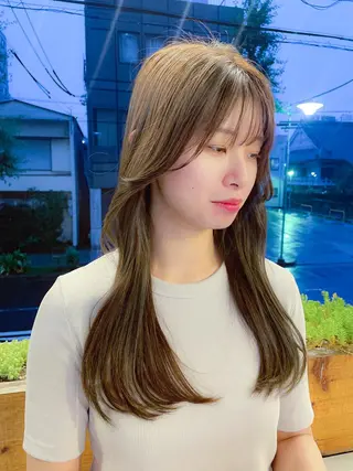 ロング COMILE 🌼 SUZUKAのヘアスタイル
