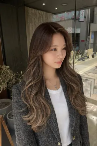 カラー 透明感のある艶髪なら 矢場町駅4番出口すぐのヘアスタイル