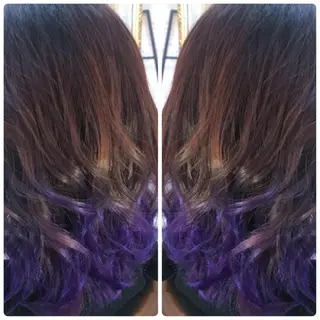 セミロング カラー ルービック 梅田茶屋町店のヘアスタイル