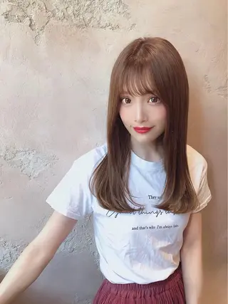 セミロング ボンドストーリーノヴァ所属・縮毛矯正・髪質改善 ❣️三浦正也のヘアスタイル