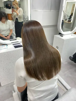 ロング 薮本 真優のヘアスタイル