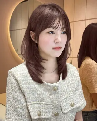 ミディアム 大宮 トレンドヘア 🎀🪽古川美涼のヘアスタイル