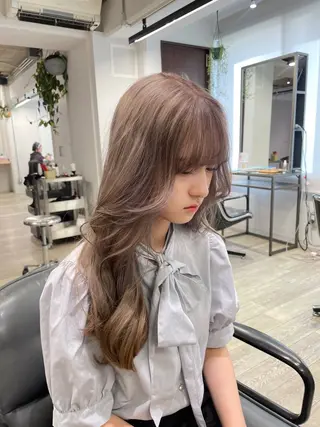 ロング カラー カラー指名No.1 土井新治❄️のヘアスタイル