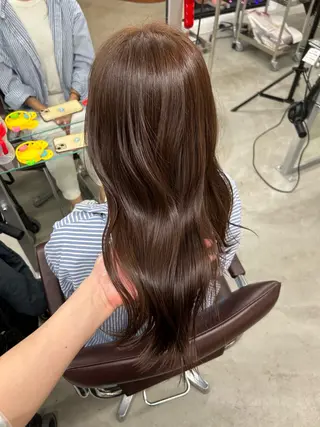 ロング カラー 大阪梅田/ イマムラミヅキのヘアスタイル