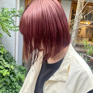 ショート カラー 🍊暖色×顔周り 🍊cocoroのヘアスタイル