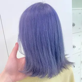 ミディアム まつパ/ケア ブリーチ/sEnAのヘアスタイル