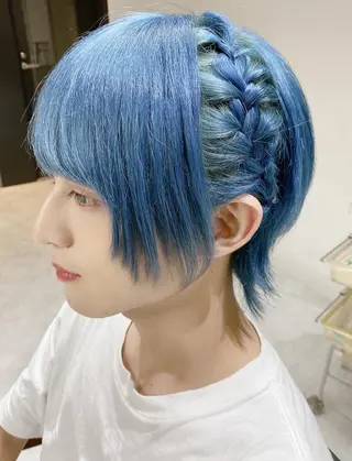 ショート カラー ヘアアレンジ メンズ 𝐑𝐈𝐍𝐊𝐀 🐣🩷のヘアスタイル