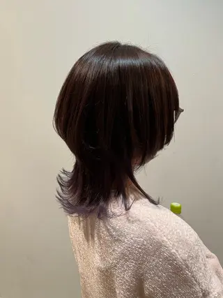 ミディアム ヘアアレンジ/ カラー/hazukiのヘアスタイル