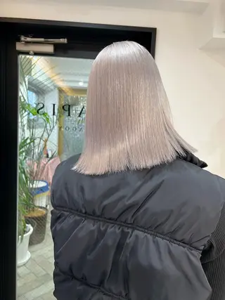 ミディアム ✨ハイトーン/シール エクステ✨♠優羽のヘアスタイル