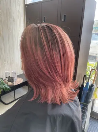 ミディアム カラー 💫カットパーマ💫 伊原虎太郎のヘアスタイル