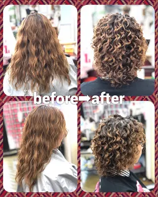 ロング カラー損傷毛縮毛矯正 ツイストスパ佐藤昭利のヘアスタイル