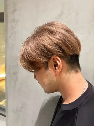 ショート カラー メンズ 落ちる黒 森崎雄斗のヘアスタイル