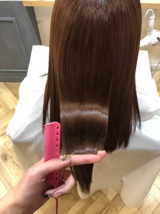 ロング 艶カラー/韓国顔周り 🎀mamiのヘアスタイル