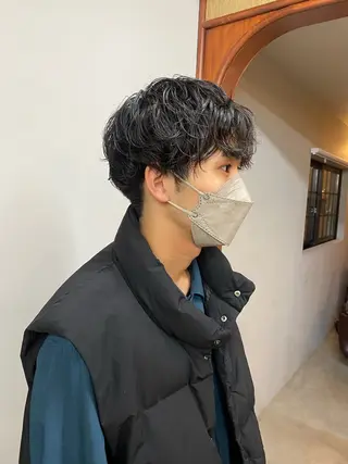 パーマ メンズ DEPT 宗像あかりのヘアスタイル