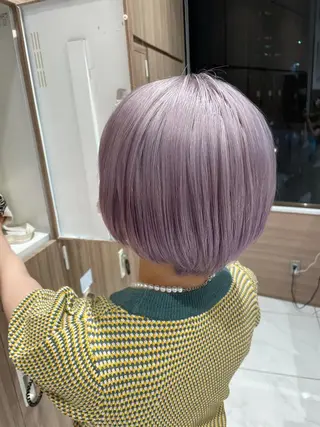 ショート カラー mahalo hair design所属・ハイトーン特化 川井優汰のヘアスタイル