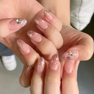 ネイル By moonネイル 🌷ワンホン/韓国風のネイルデザイン