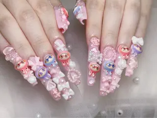 ネイル lucky nail 歌舞伎町のネイルデザイン