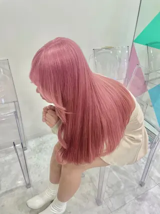 カラー ️🩷ハイトーン特化 RYUGA️🩵のヘアスタイル