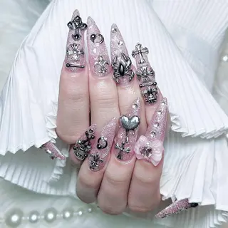 ネイル H3 Nail Tsuki🦋💙のネイルデザイン