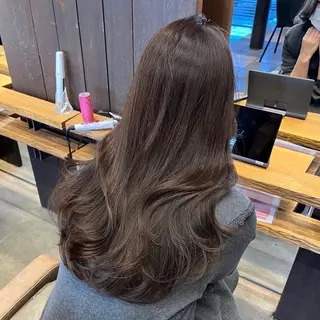 ロング 髪質改善/縮毛矯正 松原和志のヘアスタイル