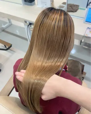 ロング かずや🍀/髪質改善 /艶髪カラー/眉毛のヘアスタイル