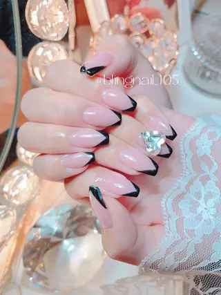 ネイル 23時まで❤︎韓国、 ワンホンネイルのネイルデザイン