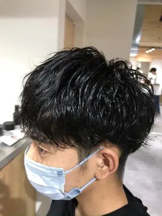 パーマ メンズ メンズブリーチカラー /パーマ ごーた立川のヘアスタイル