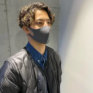 パーマ メンズ YinYang所属・川﨑 章弘のヘアスタイル