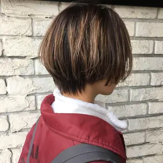 ショート 工藤 綾華のヘアスタイル
