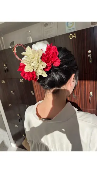 ヘアアレンジ 福島 果音のヘアスタイル