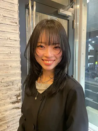 カラー アイブロウリフト パーマモデル/はなのヘアスタイル